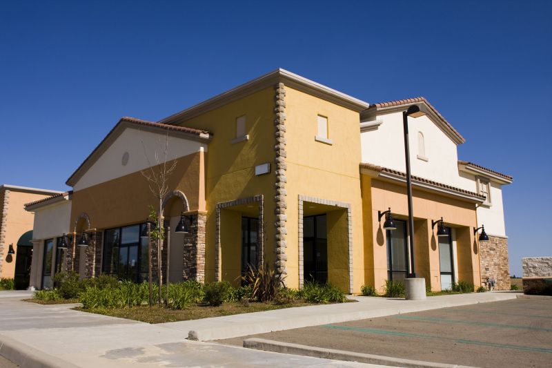 Commercial Building Stucco Finishes